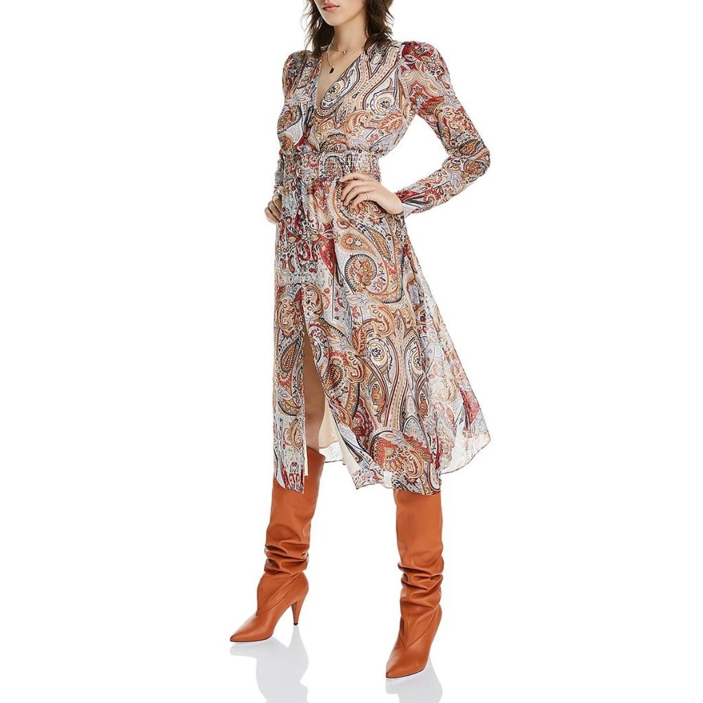 LINI Erica Paisley Midi Dress